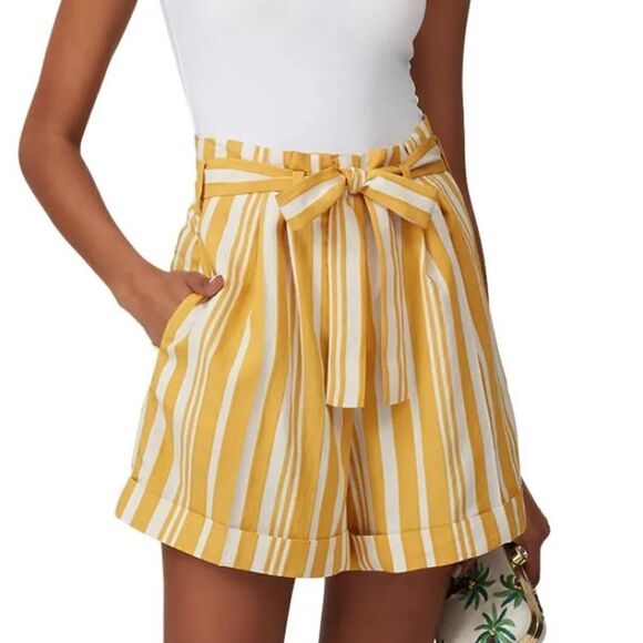 Chinti & Parker Striped paper bag 
Parasol Shorts - Picture 1 of 11